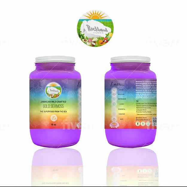 Crown Chakra Seamoss Gel (Elderberry )